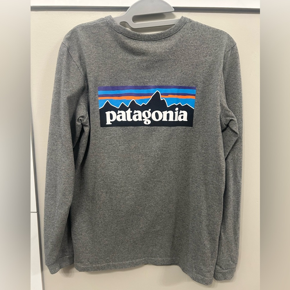 Patagonia gray long sleeve shirt Size small